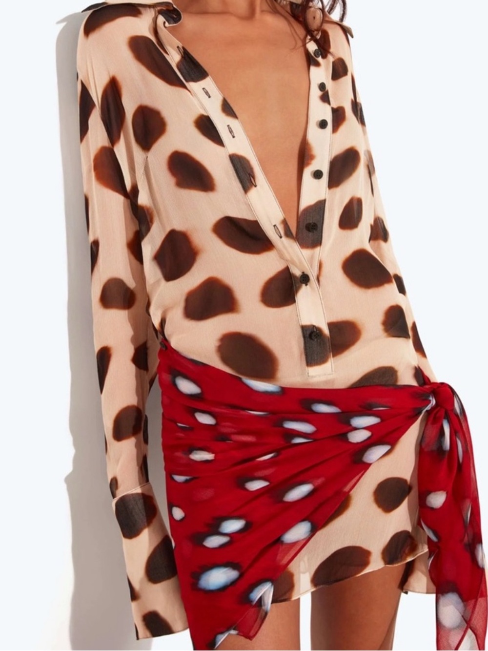 Rat & Boa NILAH SHIRT DRESS ANIMAL - Picture 6 of 9